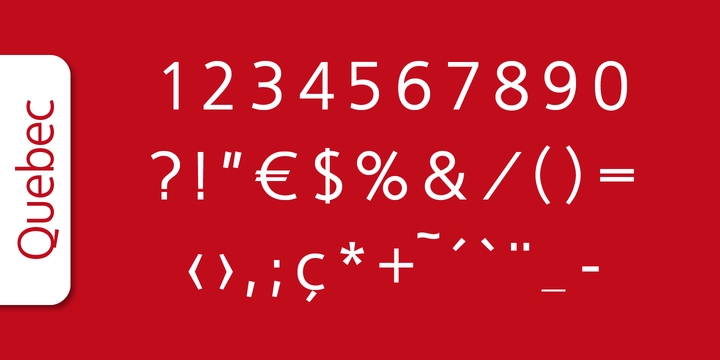 Пример шрифта Quebec Serial Bold Italic